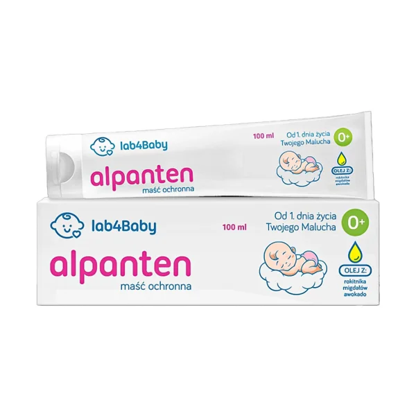 Lab4baby Alpanten, maść ochronna do przewijania od 1 dnia życia, 100 ml