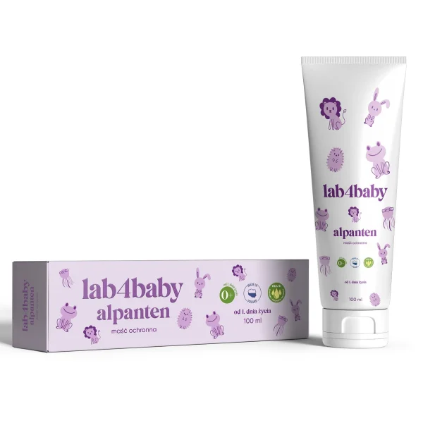 Lab4baby Alpanten, maść ochronna do przewijania od 1 dnia życia, 100 ml
