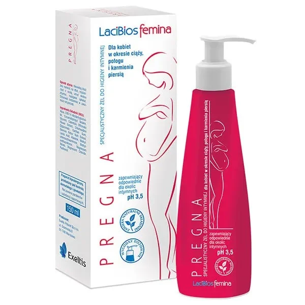 Lacibios Femina Pregna, specjalistyczny żel do higieny intymnej, 150 ml