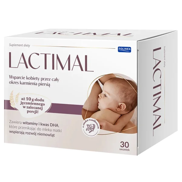 Lactimal, smak waniliowy, 30 saszetek
