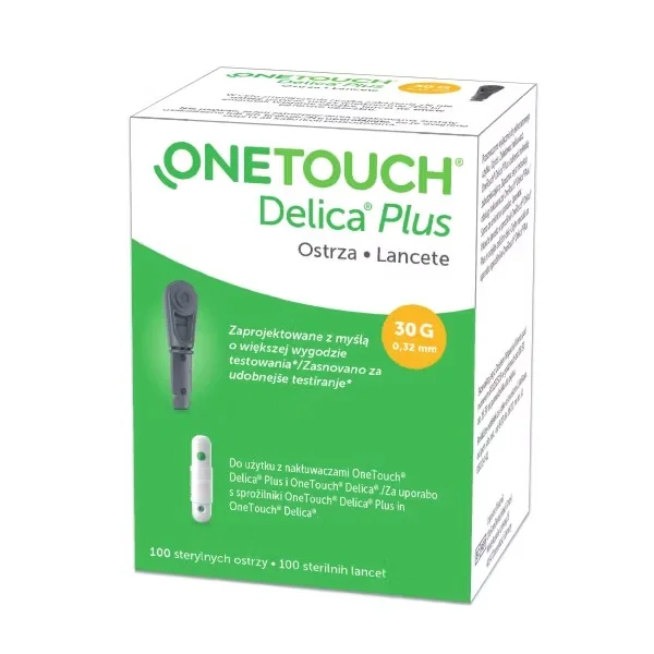 Lancet OneTouch Delica Plus, 100 sztuk