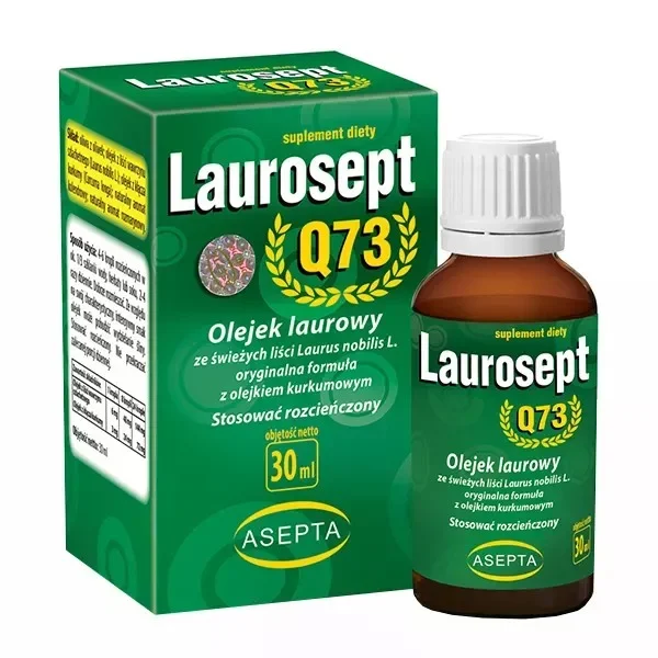 Laurosept Q73, olejek laurowy, 30 ml