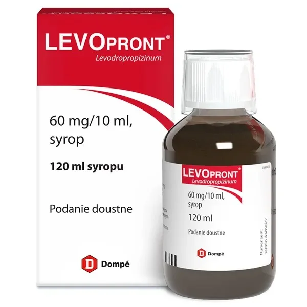 Levopront 60 mg/ 10 ml, syrop, 120 ml