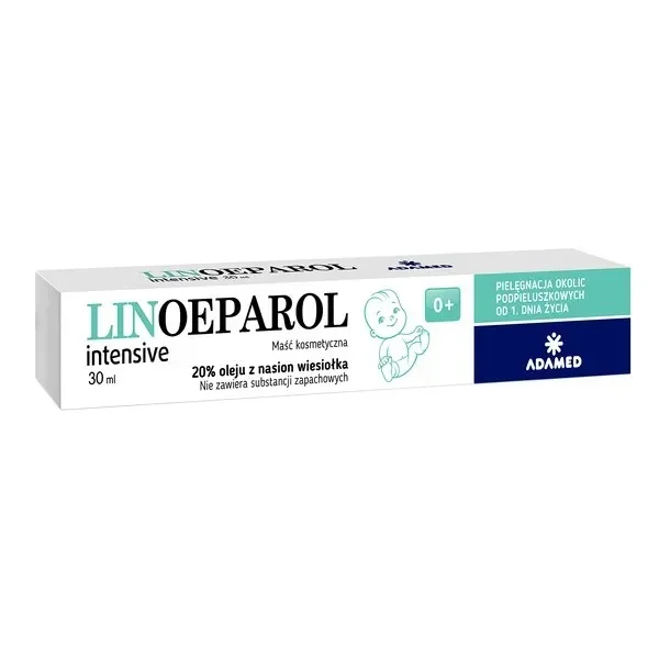 Linoeparol Intensive, maść do pielęgnacji okolic podpieluszkowych od 1 dnia życia, 30 ml