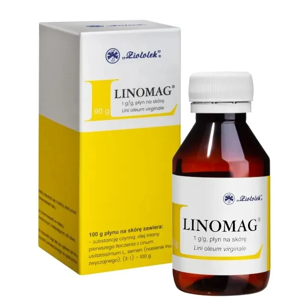 Linomag 1 g/g, płyn na skórę, 90 g