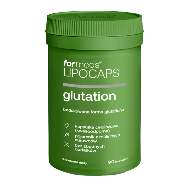 ForMeds LIPOCAPS Glutation, zredukowana forma glutationu, 90 kapsułek