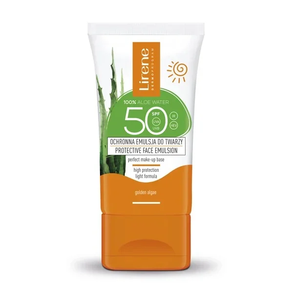 Lirene Sun, ochronna emulsja do twarzy, SPF 50, 50 ml