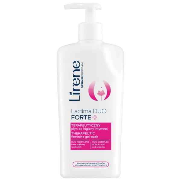 Lirene Lactima Duo Forte+ terapeutyczny płyn do higieny intymnej, 300 ml