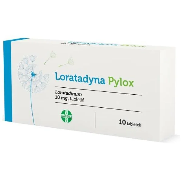 Loratadyna Pylox 10 mg, 10 tabletek