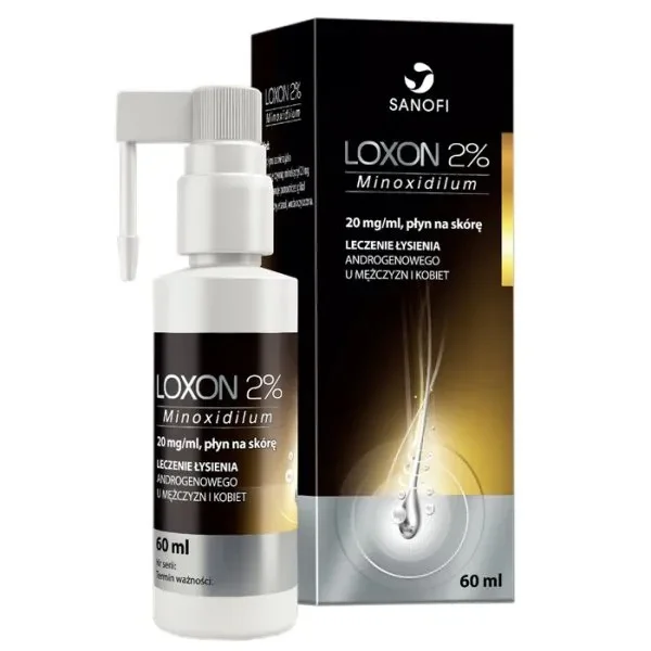 Loxon 2% 20 mg/ml, płyn na skórę, 60 ml