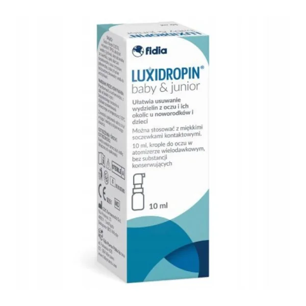 Luxidropin Baby & Junior, krople do oczu dla dzieci, 10 ml
