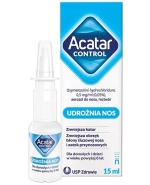 Acatar Control 0,5 mg/ml, aerozol do nosa, roztwór, 15 ml