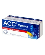 ACC Optima 600 mg, 10 tabletek musujących