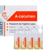 A-Cerumen, preparat do higieny uszu powyżej 6 miesiąca, 2 ml x 5 ampułek