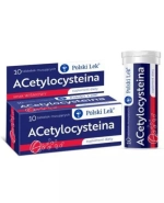 Acetylocysteina, 10 tabletek musujących