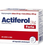 Actiferol Fe Forte, 60 kapsułek