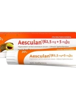 Aesculan (62,5 mg/ 5mg)/g, maść doodbytnicza, 30 g
