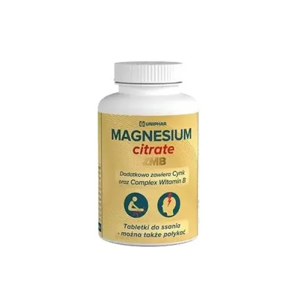 Magnesium Citrate ZMB Cytrynian magnezu, 120 tabletek