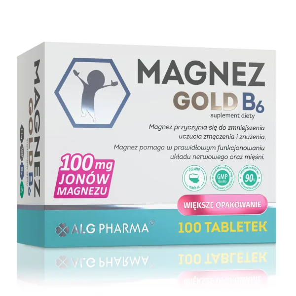 ALG Pharma Magnez Gold B6, 100 tabletek