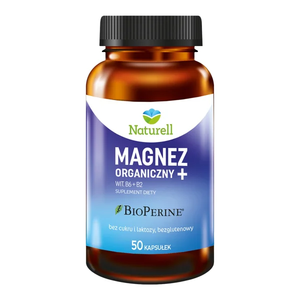 Naturell Magnez Organiczny+, 50 kapsułek
