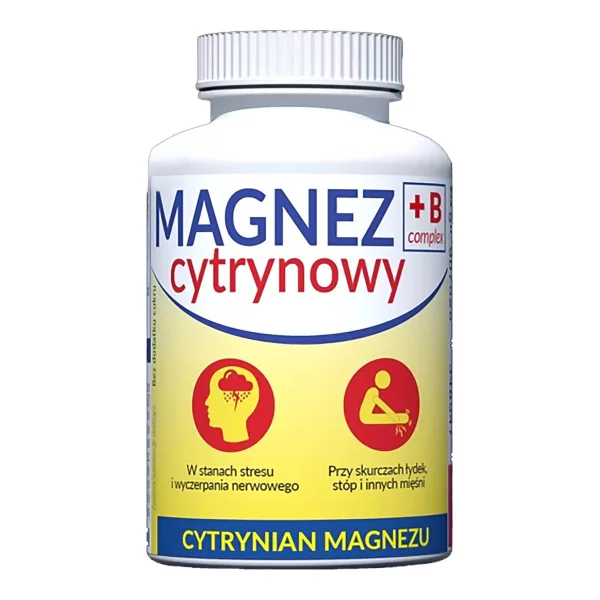 Magnez B Complex - cytrynowy, 100 tabletek
