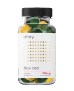 Aifory CBD Gummies 300 mg, żelki, smak cytrynowo-jabłkowy, 30 sztuk