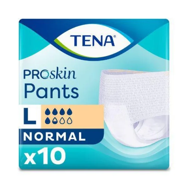 Tena Pants ProSkin Normal L, 10 majtek chłonnych