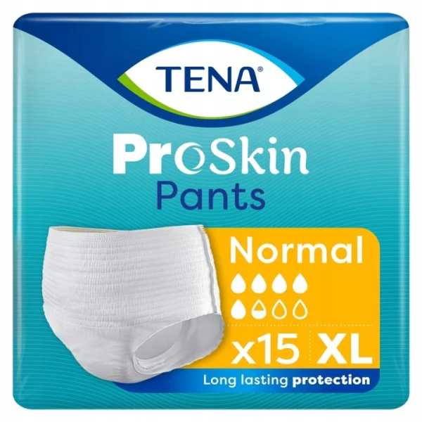 Majtki chłonne Tena Pants Normal, rozmiar XL, 15 sztuk