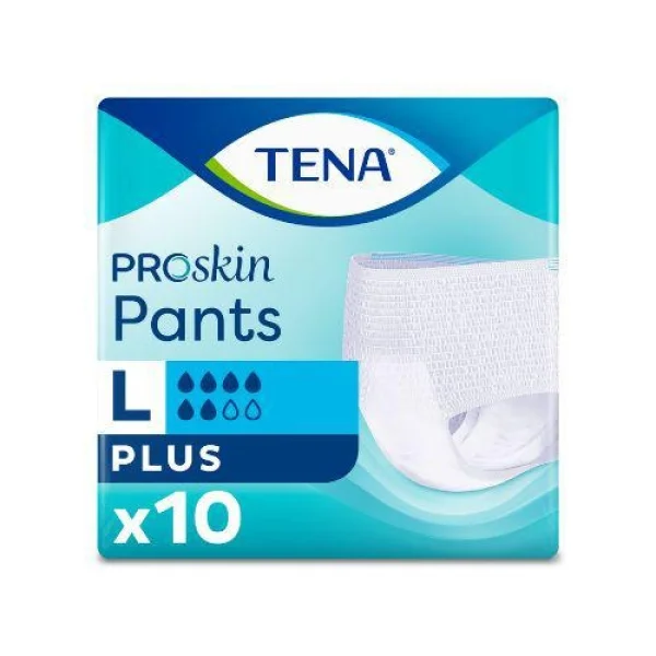 Tena Pants ProSkin Plus L, Majtki chłonne, 10 sztuk