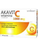 Akavit Witamina C 1000 mg, 60 kapsułek