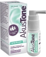 Akustone, spray do uszu, 15 ml