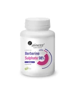 Aliness Berberine Sulphate 400 mg, siarczan berberyny, 60 kapsułek