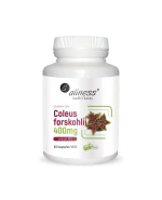 Aliness Coleus forskohlii 400 mg, pokrzywa indyjska, 100 kapsułek