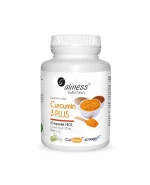 Aliness Curcumin 3 PLUS, kurkuma, 60 kapsułek