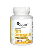 Aliness Fish Omega 3 Forte Trójglicerydy, kapsułki miękkie, 60 sztuk