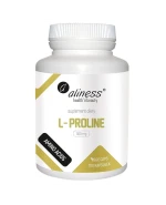 Aliness L-Proline, L-prolina 500 mg, 100 kapsułek