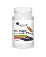 Aliness Olej z nasion czarnuszki 500 mg, 120 kapsułek