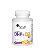 Aliness Omega DHA + D3, 60 kapsułek