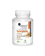 Aliness Panax Ginseng 400 mg, żeń-szeń, 100 kapsułek