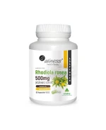 Aliness Rhodiola rosea 500 mg, różeniec górski, 60 kapsułek
