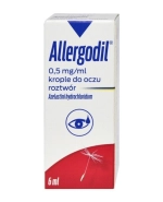 Allergodil 0,5 mg/ml, krople do oczu, roztwór 6 ml