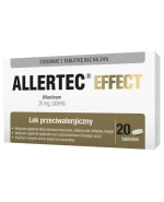 Allertec Effect 20 mg, 20 tabletek