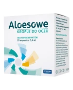 Aloesowe krople do oczu, bez konserwantów, 0,4 ml x 20 ampułek