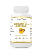 Natural Herbs Ekstrakt Kurkumina + Piperyna 120 kapsułek