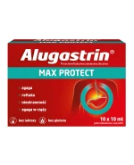 Alugastrin Max Protect, zawiesina doustna, 10 saszetek