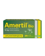 Amertil Bio 10 mg, na alergię, 20 tabletek powlekanych
