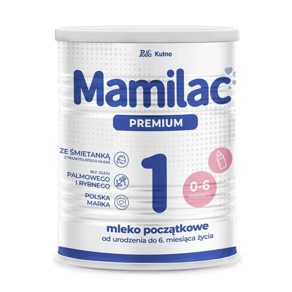Mamilac Premium 1, mleko początkowe, od urodzenia, 400 g