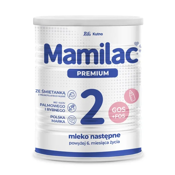 Mamilac Premium 2, mleko następne, powyżej 6 miesiąca, 400 g