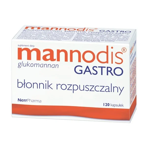 Mannodis Gastro, 120 kapsułek twardych