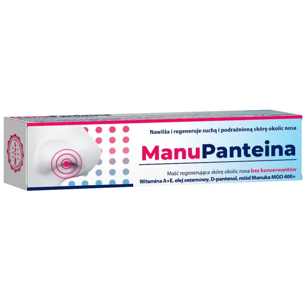 ManuPanteina, maść regenerująca skórę okolic nosa, 10 g